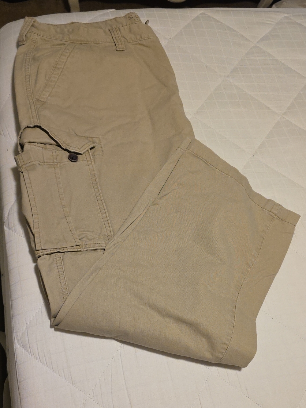 Sonoma Khaki Cargo Pants with Utility Pockets